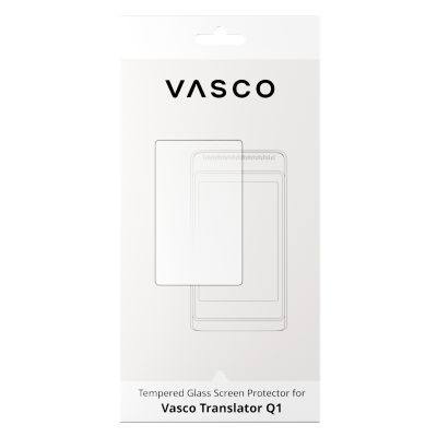 Karkaistu lasinen näytönsuoja Vasco Translator Q1:lle